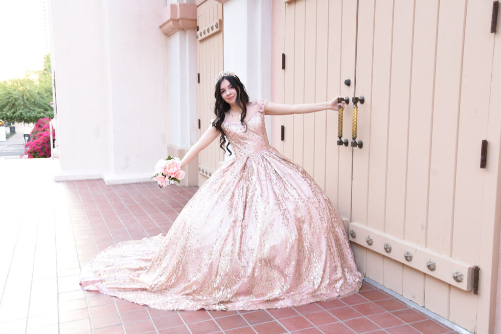 colores de vestidos de quinceañeras rosa