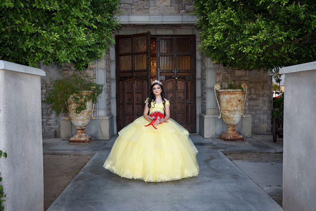 quincea{era photography disney princess dress