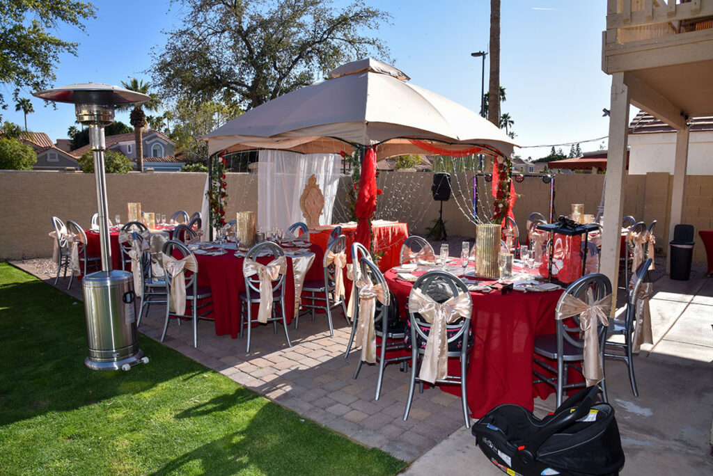 quinceañera aire libre catering