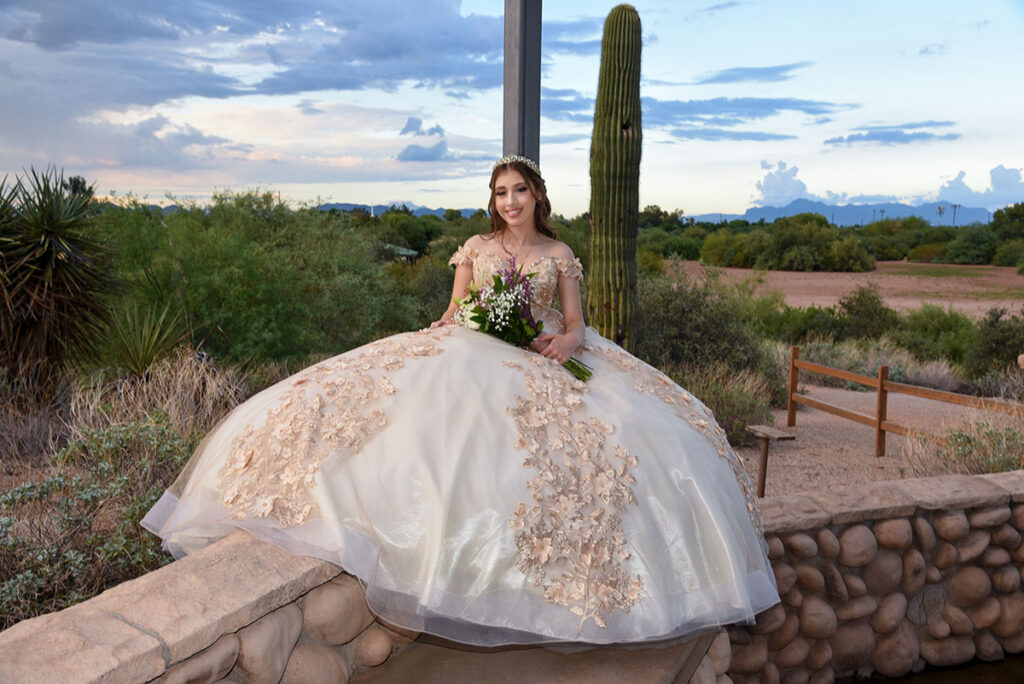 vestido de princesa de disney dorado quinceañera