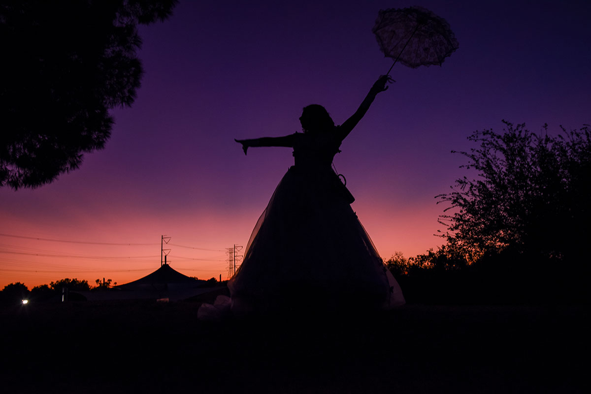 trucos de fotos nocturna para quinceañera